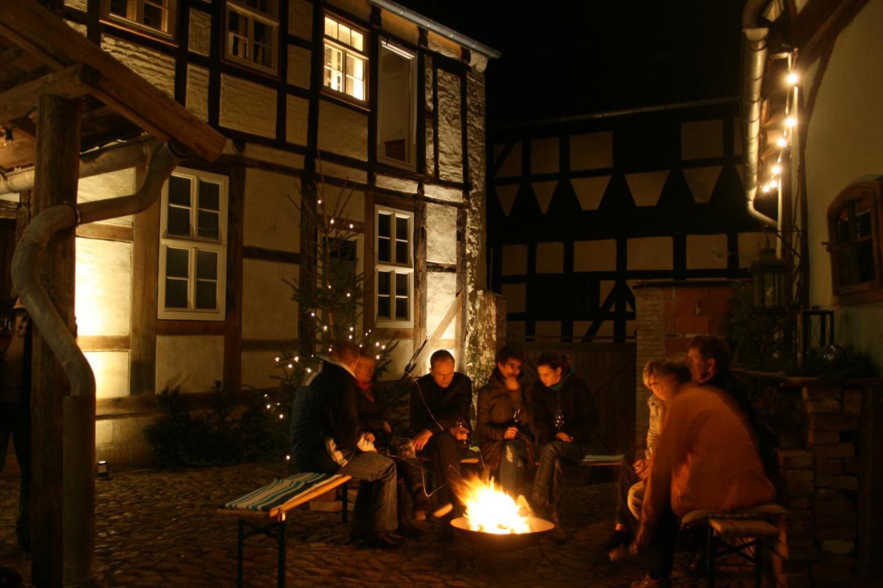 Himmlischer Hof - Juwel Von 1477, Terrasse, Kamin, P, Oeko, Denkmal كيدلينبورغ المظهر الخارجي الصورة