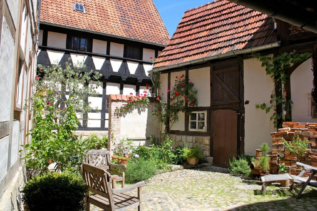 Himmlischer Hof - Juwel Von 1477, Terrasse, Kamin, P, Oeko, Denkmal كيدلينبورغ المظهر الخارجي الصورة